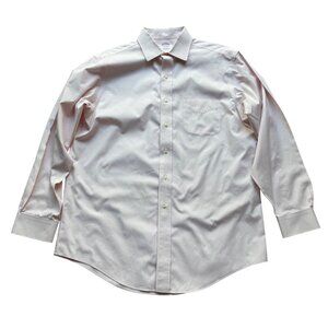 Classic Non-Iron Brooks Brothers Size 16-34 Pink Supima Cotton Dress Shirt